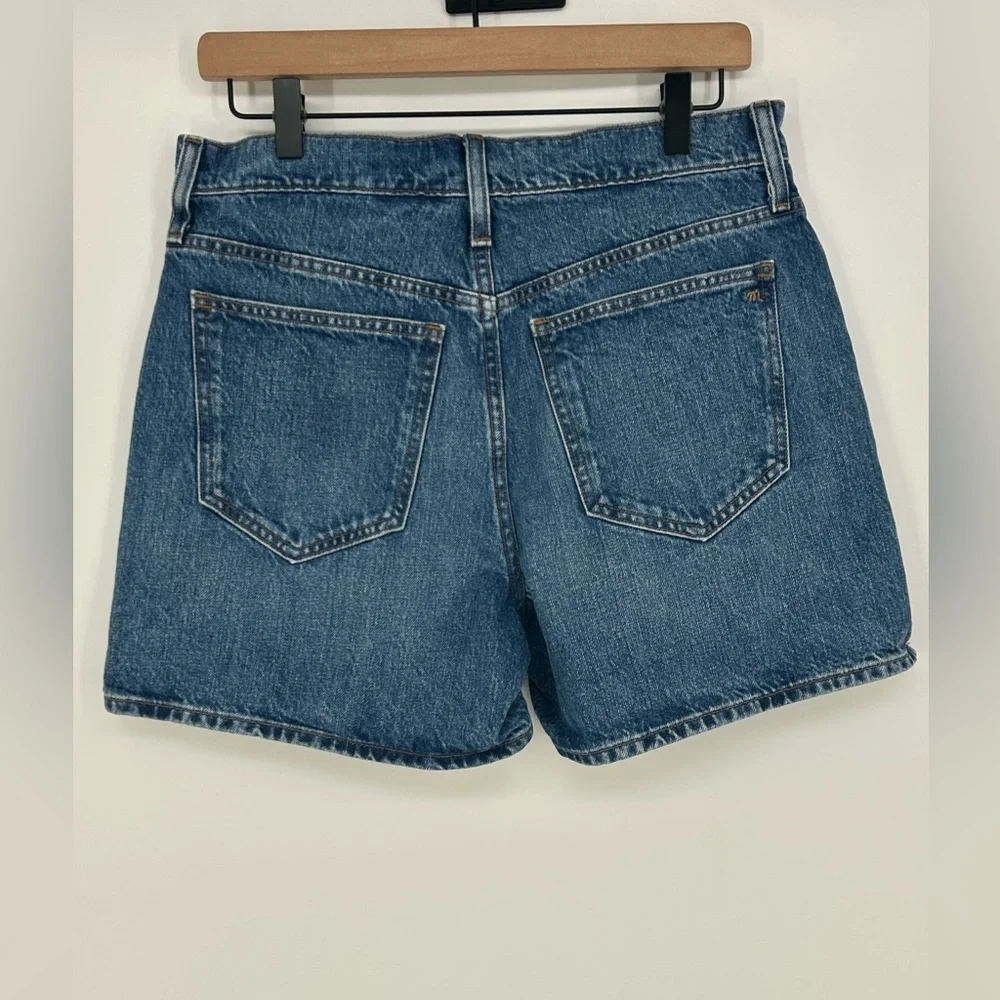 Madewell Relaxed Mid-Length Denim Women's Shorts 27 - Picture 3 of 9